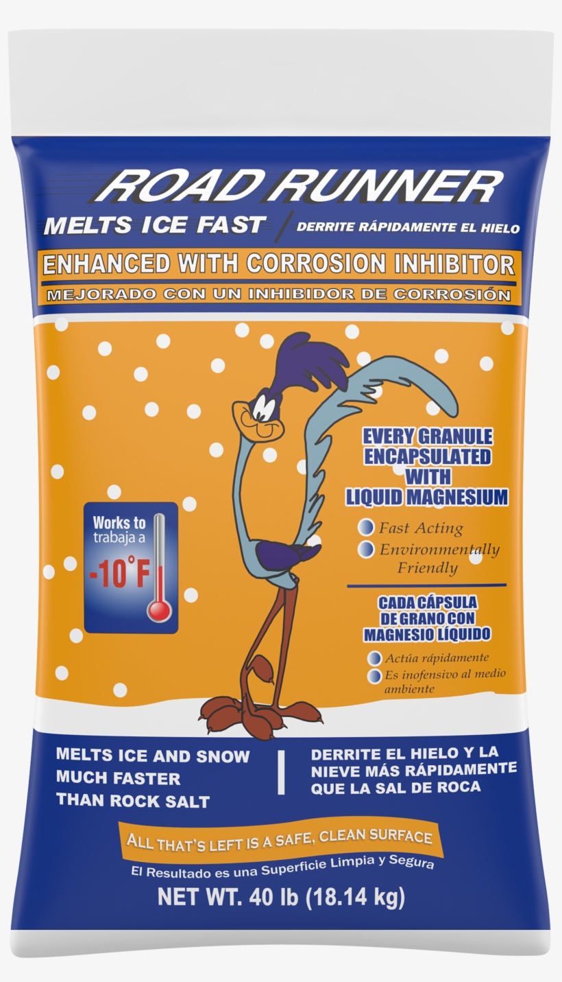 Packaged - Road Runner Ice Melt With Corrosion Inhibitor, transparent png download