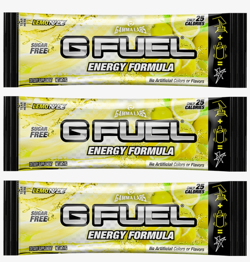 Lemonade 3 Pack - Lemonade Gfuel Packet, transparent png download