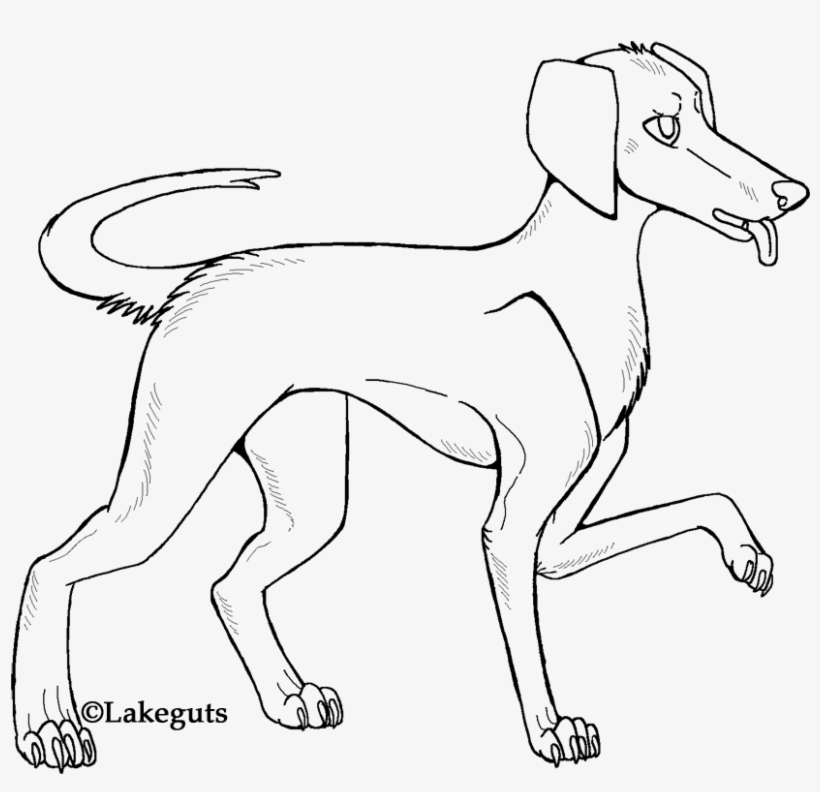 Dog Ears Png - Line Art, transparent png download