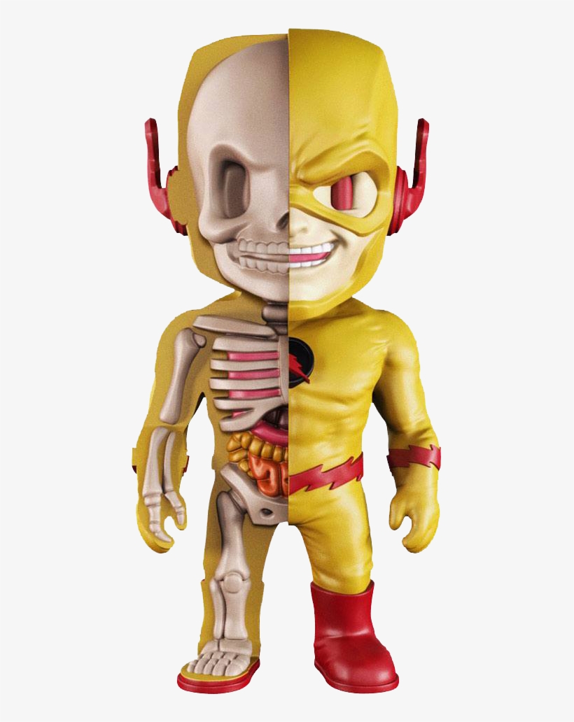 Dc Comics Xxray Figur Reverse Flash - Flash Reverse Flash Xxray 4 Inch Vinyl Figure, transparent png download