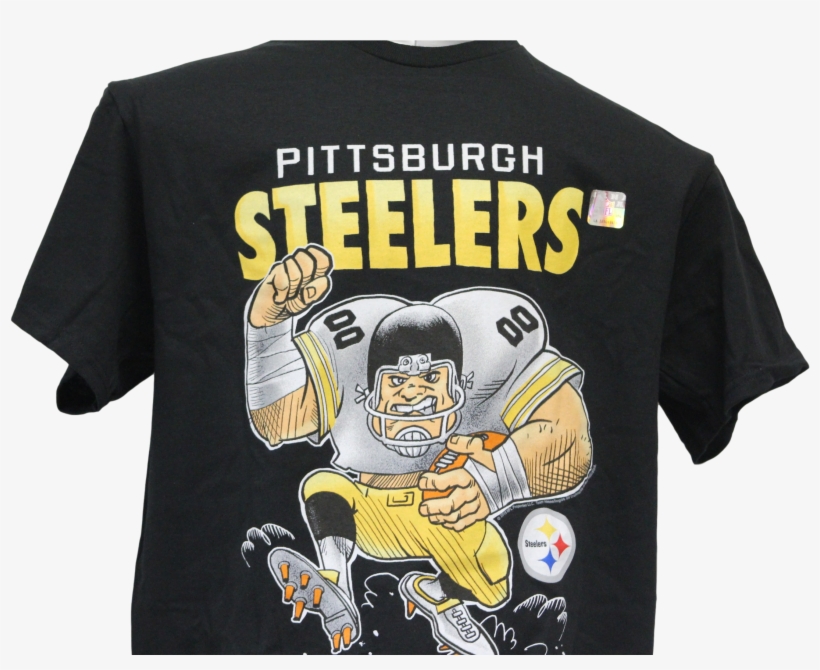 Nfl Pittsburgh Steelers Nfl Team Apparel Tee Shirt - Cartoon, transparent png download