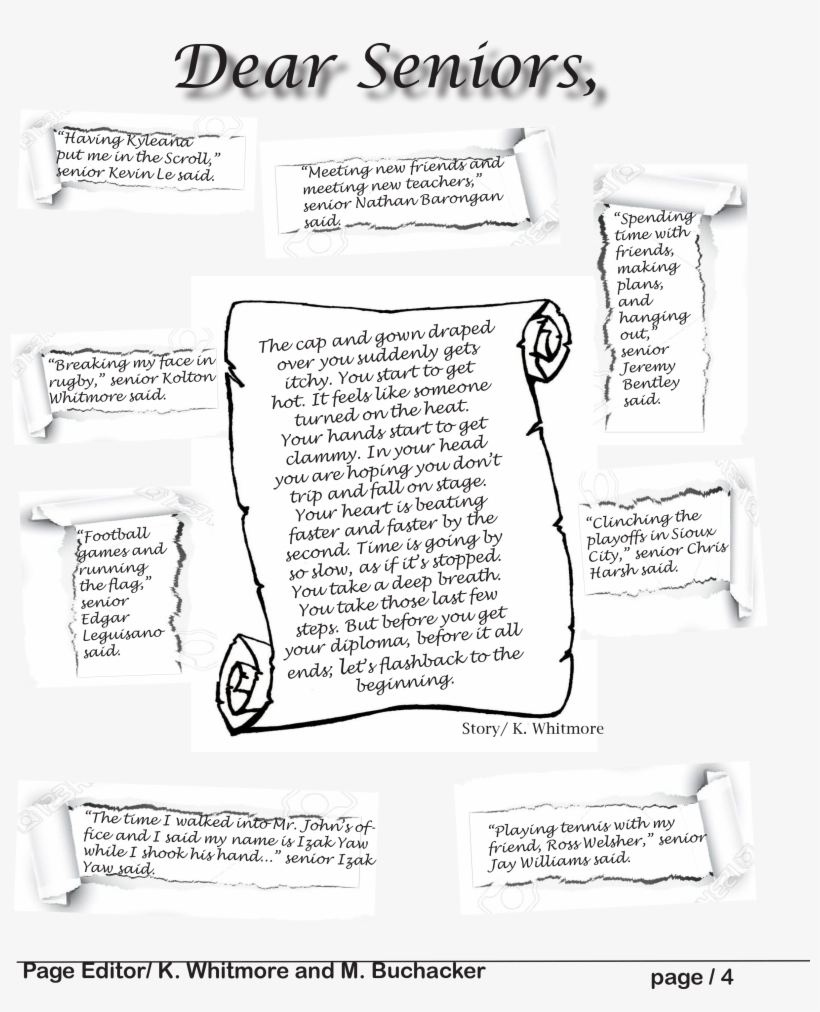 I Worked With Another Staff Member On This Piece - Scroll Template, transparent png download