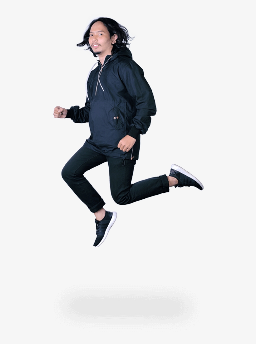 Old Ical Black - Jumping, transparent png download