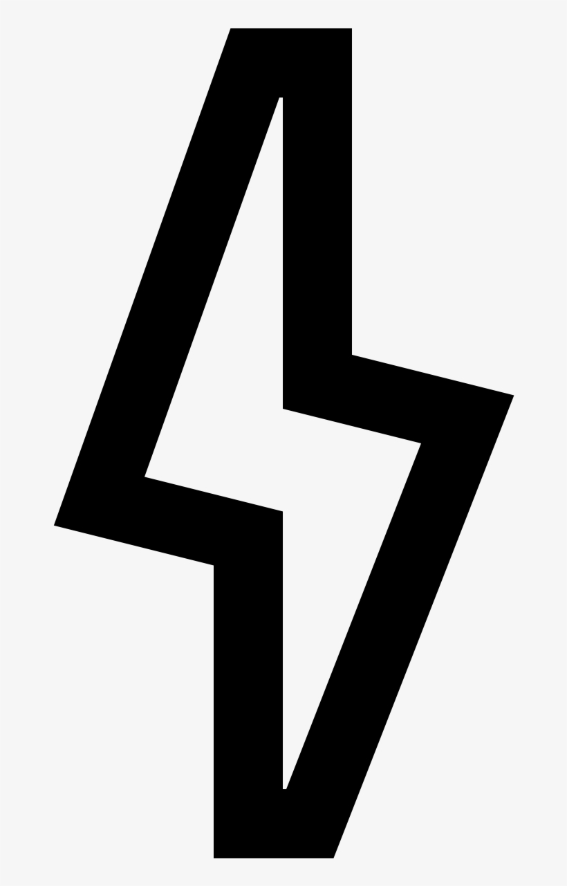 Free Lightning Icon Png - Calligraphy, transparent png download