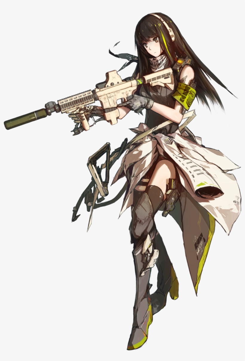M4a1 - M4a1 Anime, transparent png download