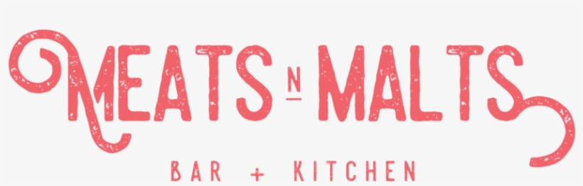 Meats N Malts Small - Calligraphy, transparent png download