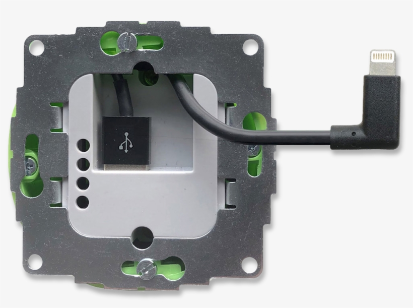 Usb Flush-mounted Charger With Lightning Cable - 4260258610246, transparent png download