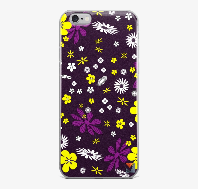 Purple Iphone Background - Floweral Patterens, transparent png download