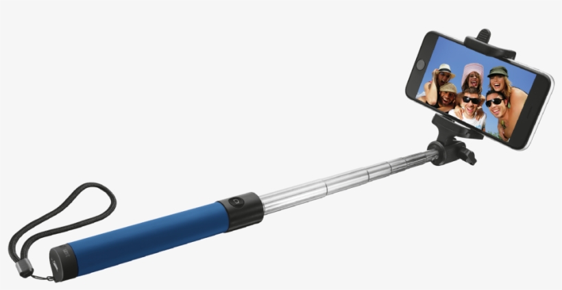 Bluetooth Foldable Selfie - Trust Urban Selfie Stick, transparent png download