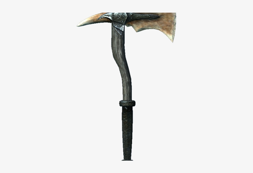 Medieval Clipart Battle Axe - Melee Weapon, transparent png download