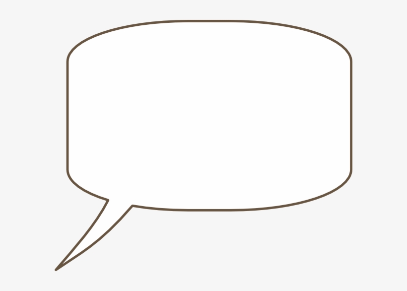 Talking Bubble No Shadow Svg Clip Arts 600 X 506 Px, transparent png download