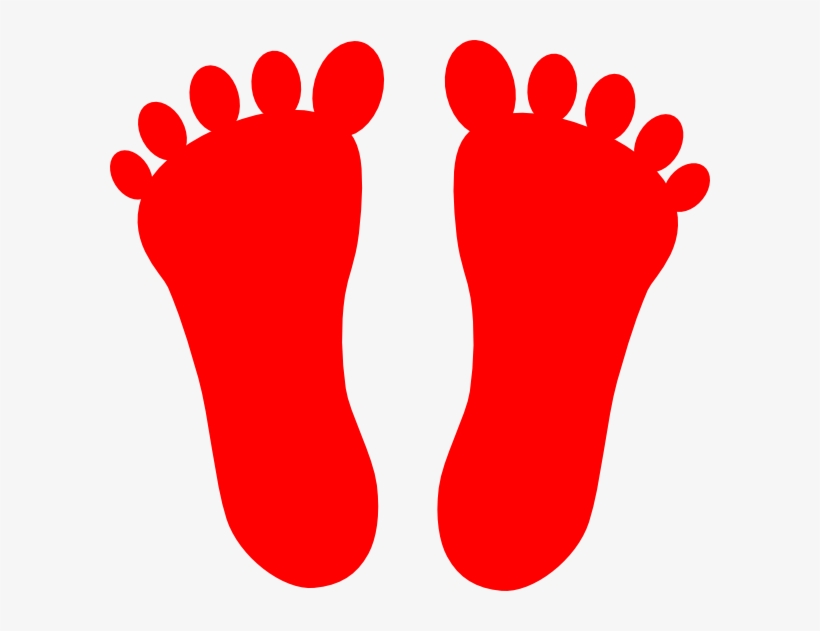 Clip Art Foot Prints, transparent png download