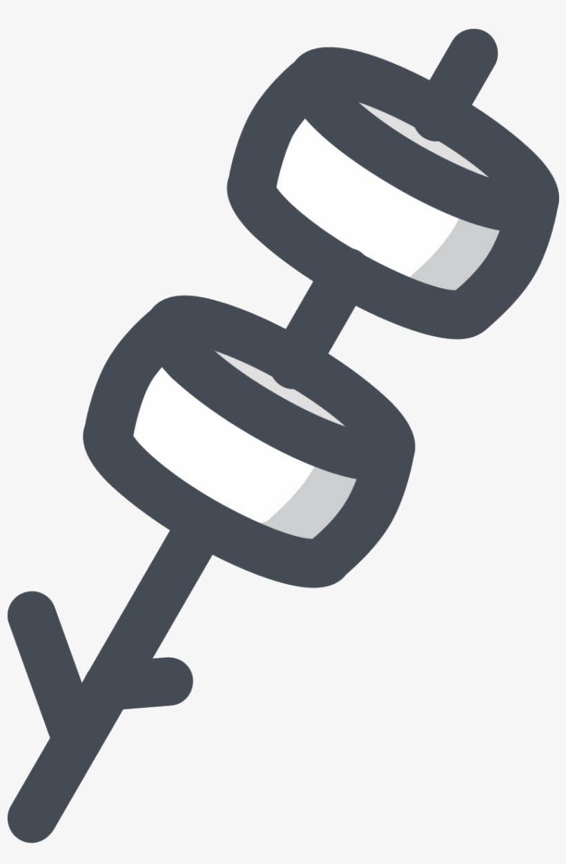 Marshmallow Icon - Calligraphy, transparent png download