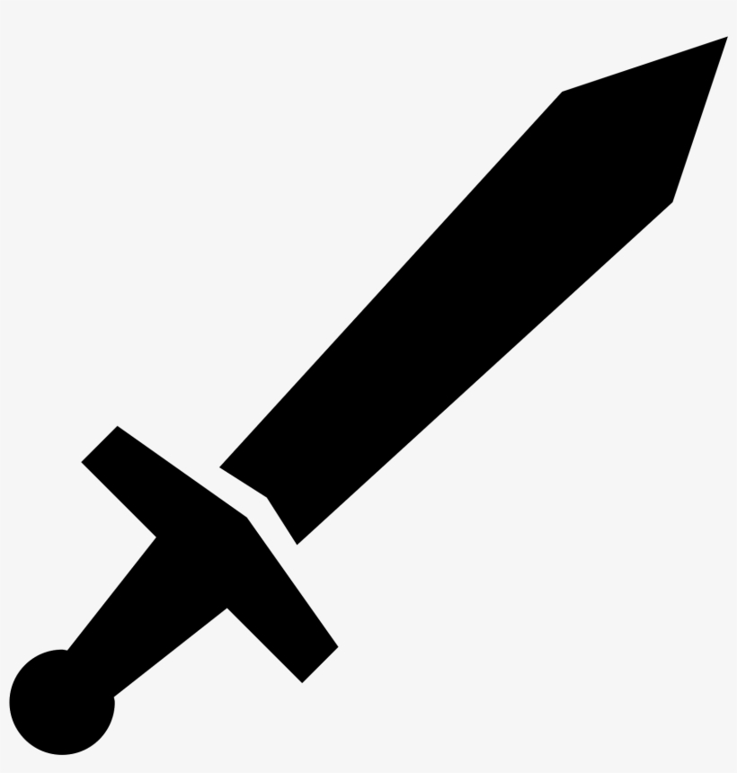 Sword Icon Black Sword Png Transparent Png 1600x1600 Free Download On Nicepng