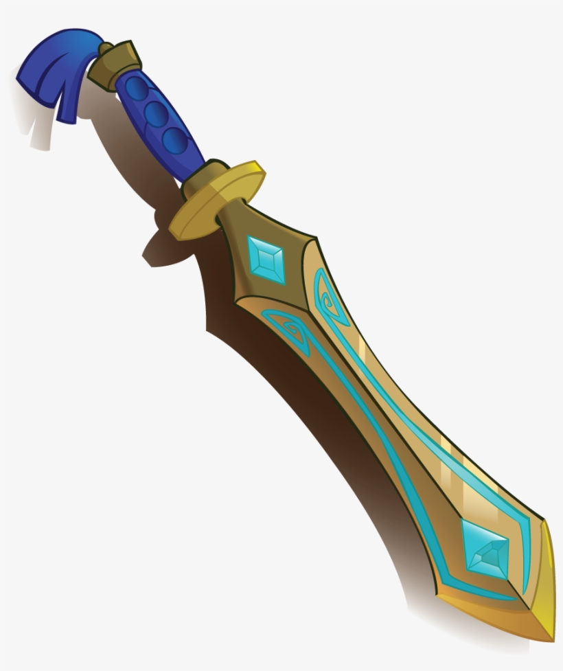 Sword Of Lucida Vector - Xiaolin Chronicles Weapons, transparent png download