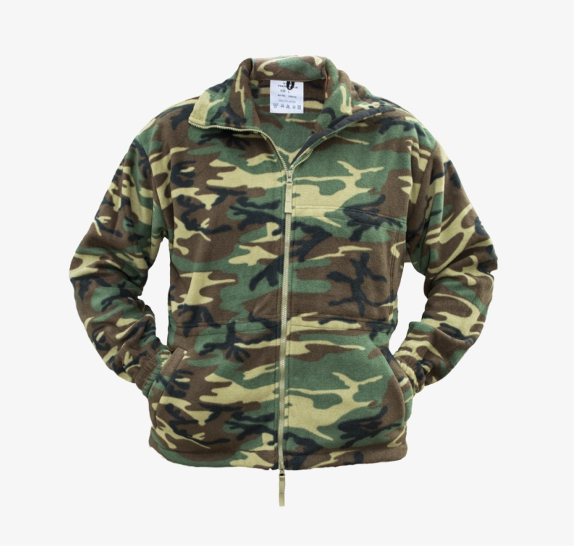 Woodland Fleece Jacket - Fleece Jacket, transparent png download
