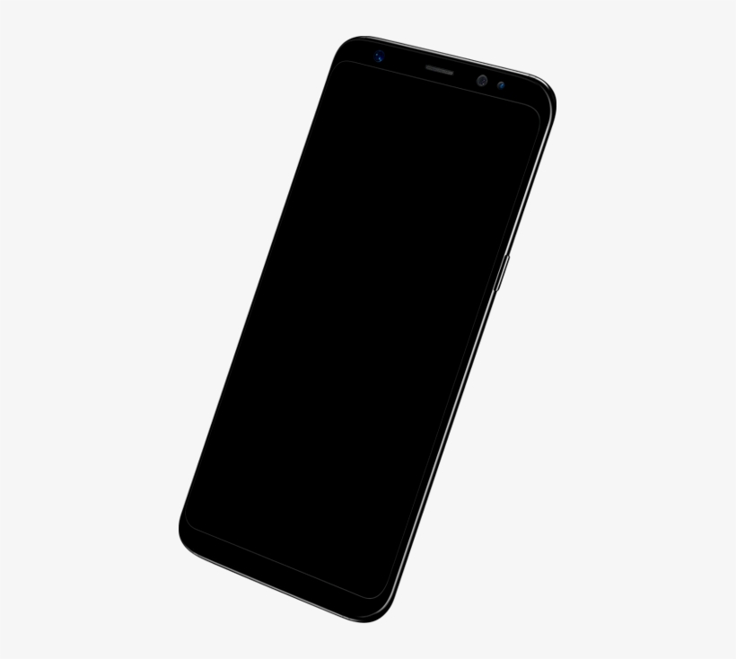 And Important Shortcuts Are A Swipe Away, As The Edge - Samsung S8+ Black Screen, transparent png download