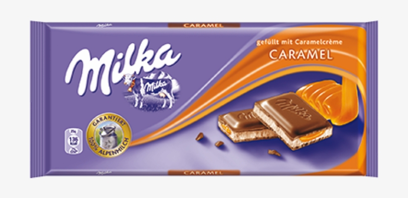 Milka Caramel, transparent png download