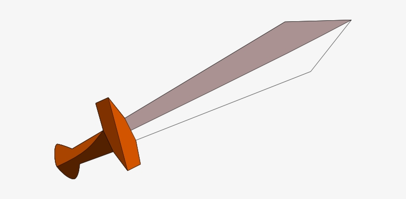 Source - Www - Clker - Com - Report - Sword Vector - Clip Art, transparent png download