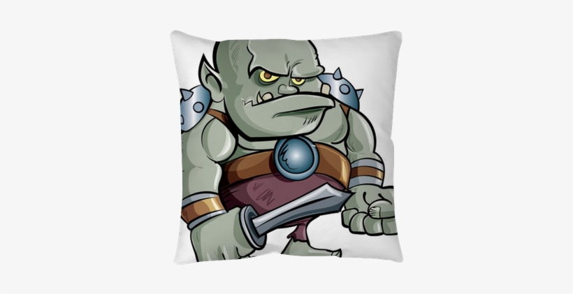 Cartoon Troll Holding A Sword - Flickr, transparent png download