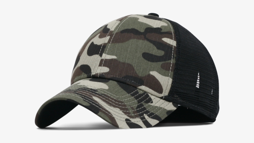 Green Camo/black - Baseball Cap, transparent png download