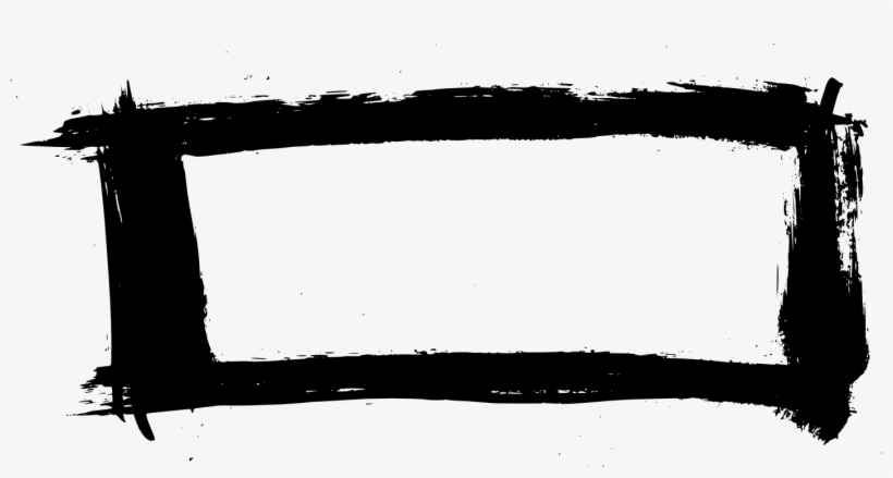 Grunge Rectangle Frame Banner 1 - กรอบ ข้อความ Png, transparent png download