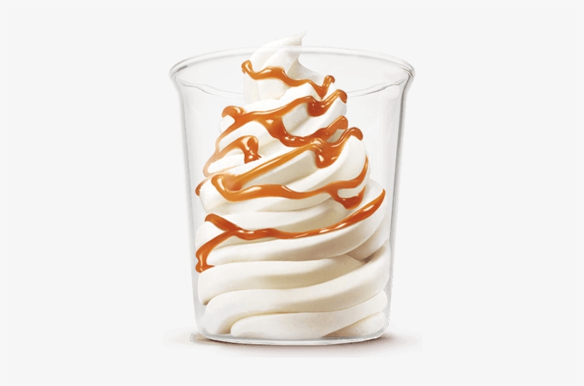 Caramel Sundae - Burger King Sundae, transparent png download