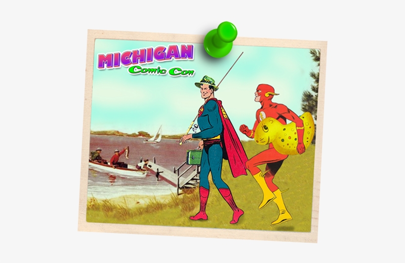 Mcc17 Pushpin Postcard - Comic Book Convention, transparent png download