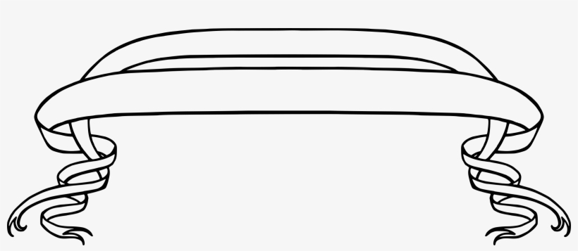 This Free Icons Png Design Of A Ribbon Banner, transparent png download