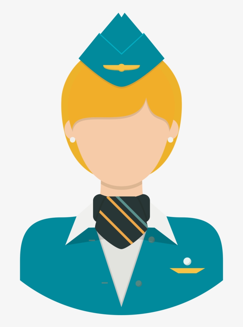Flight Attendant Png Pic - Flight Attendant Png, transparent png download