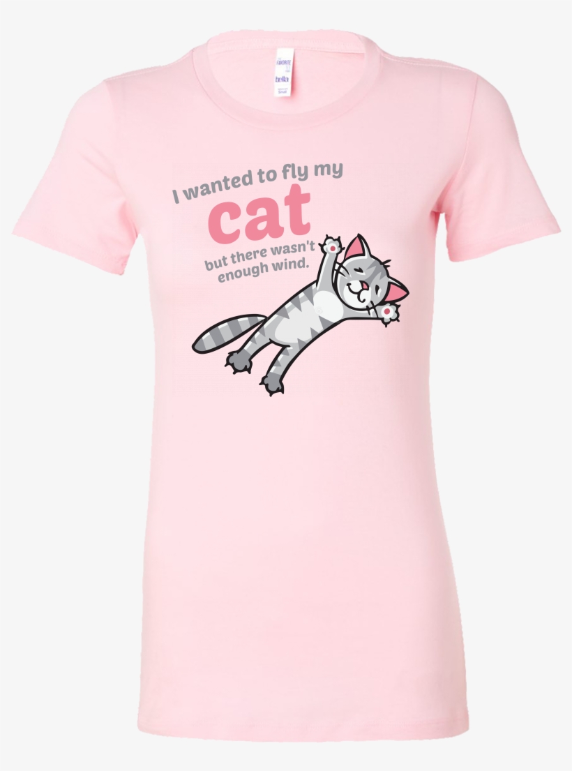 Flying Cat T-shirt - Shirt, transparent png download
