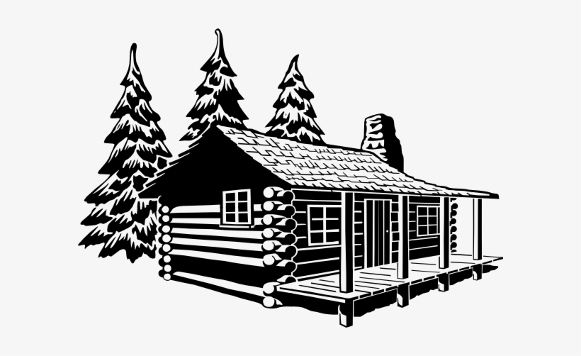 Cabin Clipart Clip Art At Clker - Cabin In The Woods Clipart, transparent png download