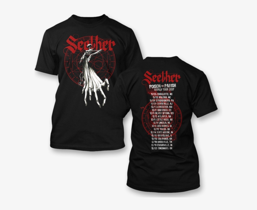 Creeper Tour T-shirt - Poison The Parish, transparent png download