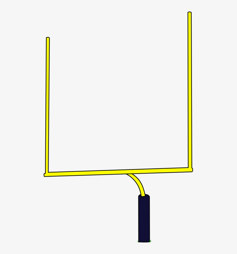 28 Collection Of American Football Goal Clipart - Field Goal Post Png
