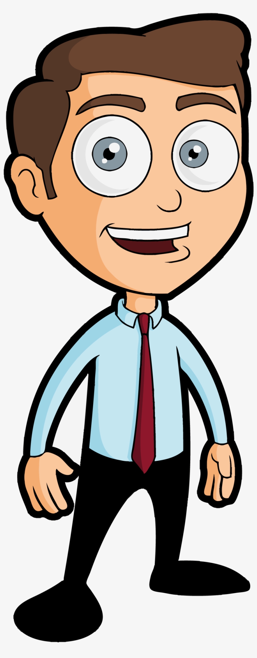 Free Cartoon Clip Art Vectors Archives Cartoonist For - Empresarios Animados En Png, transparent png download