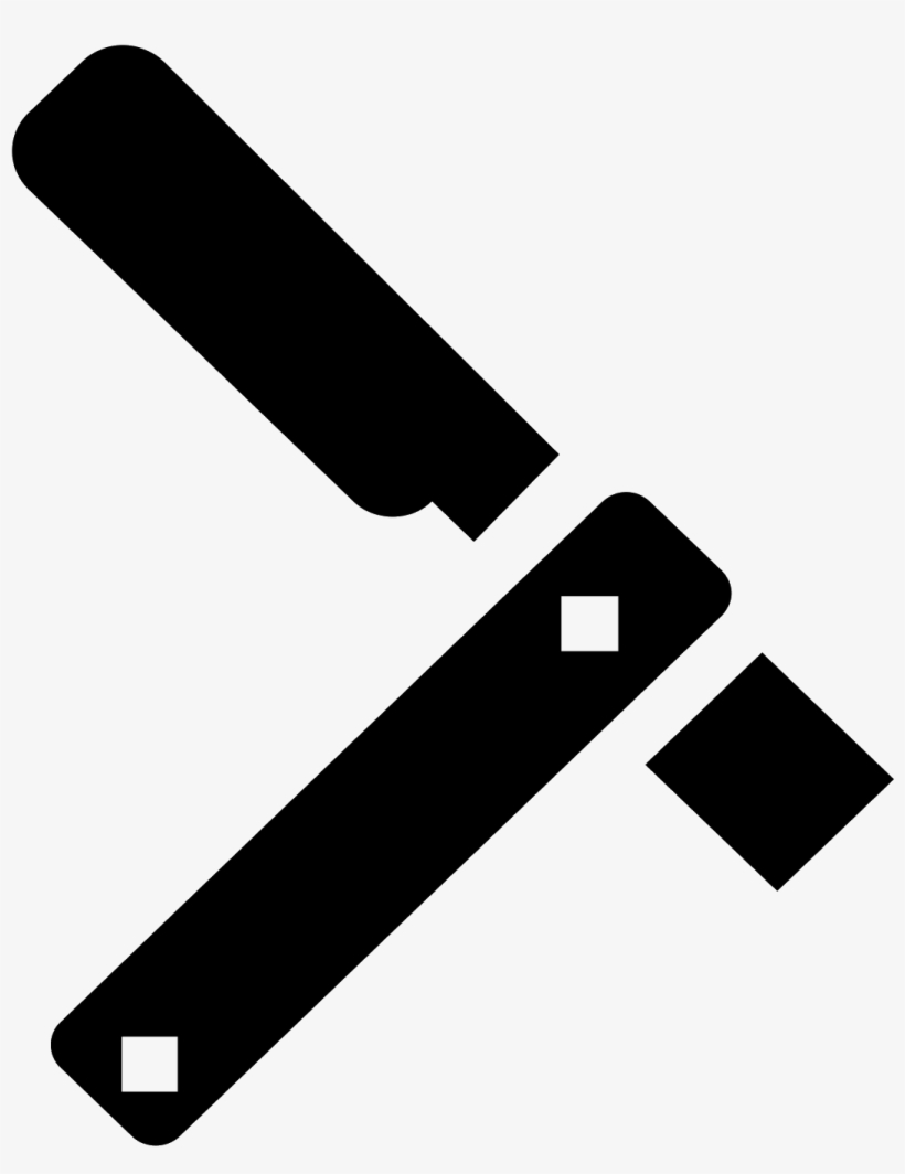 Rasoir Droit Icon - Straight Razor, transparent png download