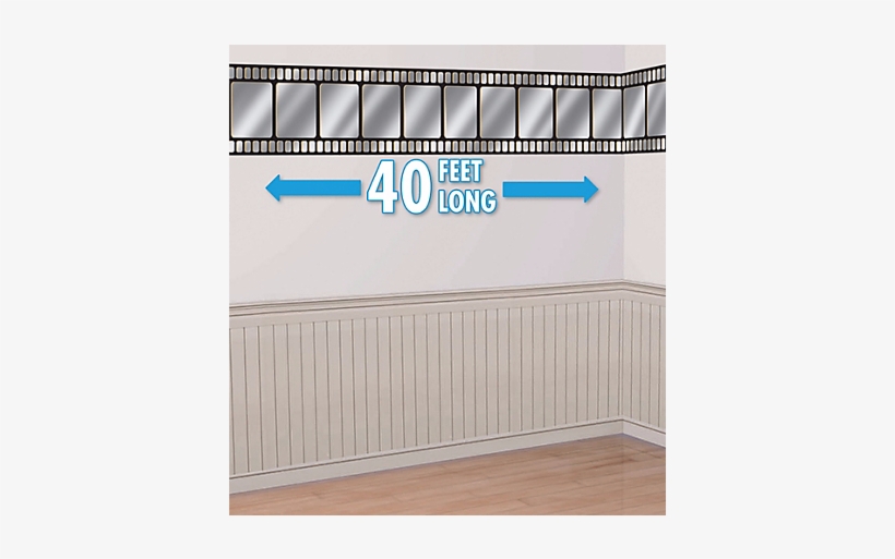 Metallic Film Strip Scene Setter - Amscan International Scene Setter Roll Ocean Hawaiian,, transparent png download