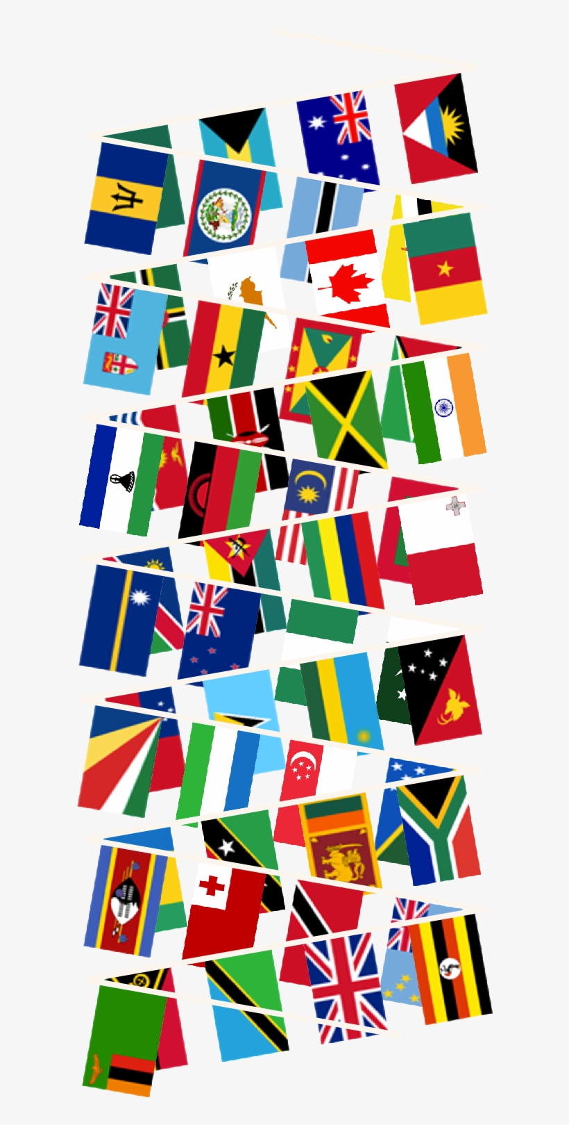 Commonwealth Multi Nation Bunting - Australia Soccer Team, transparent png download