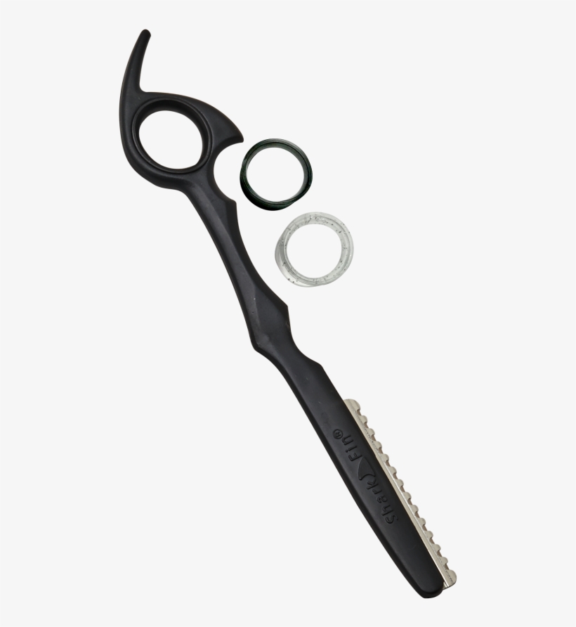 Black Poly Razor With Feather Blade - Razor, transparent png download