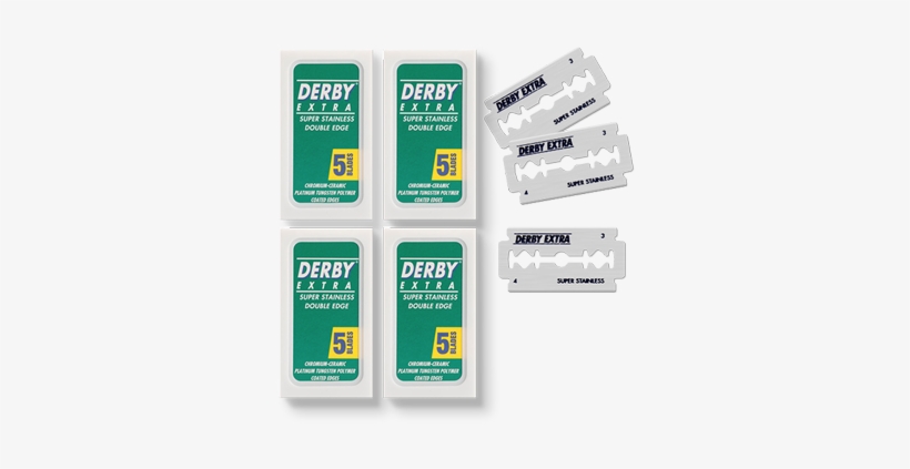 Derby Replacement Blades - Derby Extra De Razor Blades - 5 Blades, transparent png download