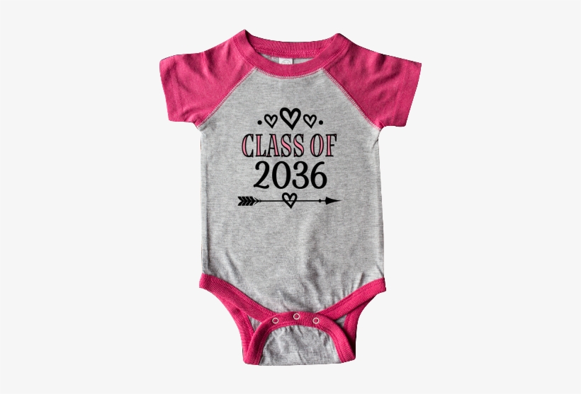 2036 School Graduating Class Year Infant Creeper With - Infant Bodysuit, transparent png download