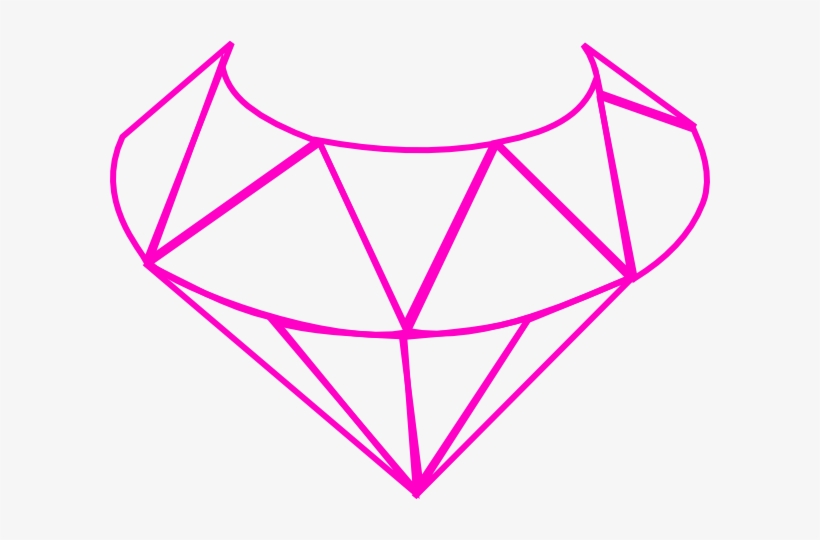 Free Diamond Clipart Clipartio Outline Pink Diamond - Diamond Clip Art, transparent png download