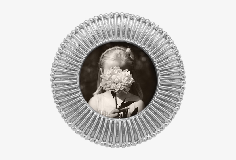 5″ Fanned Round Frame - Classic Fanned 5 Round Frame By Mariposa, transparent png download