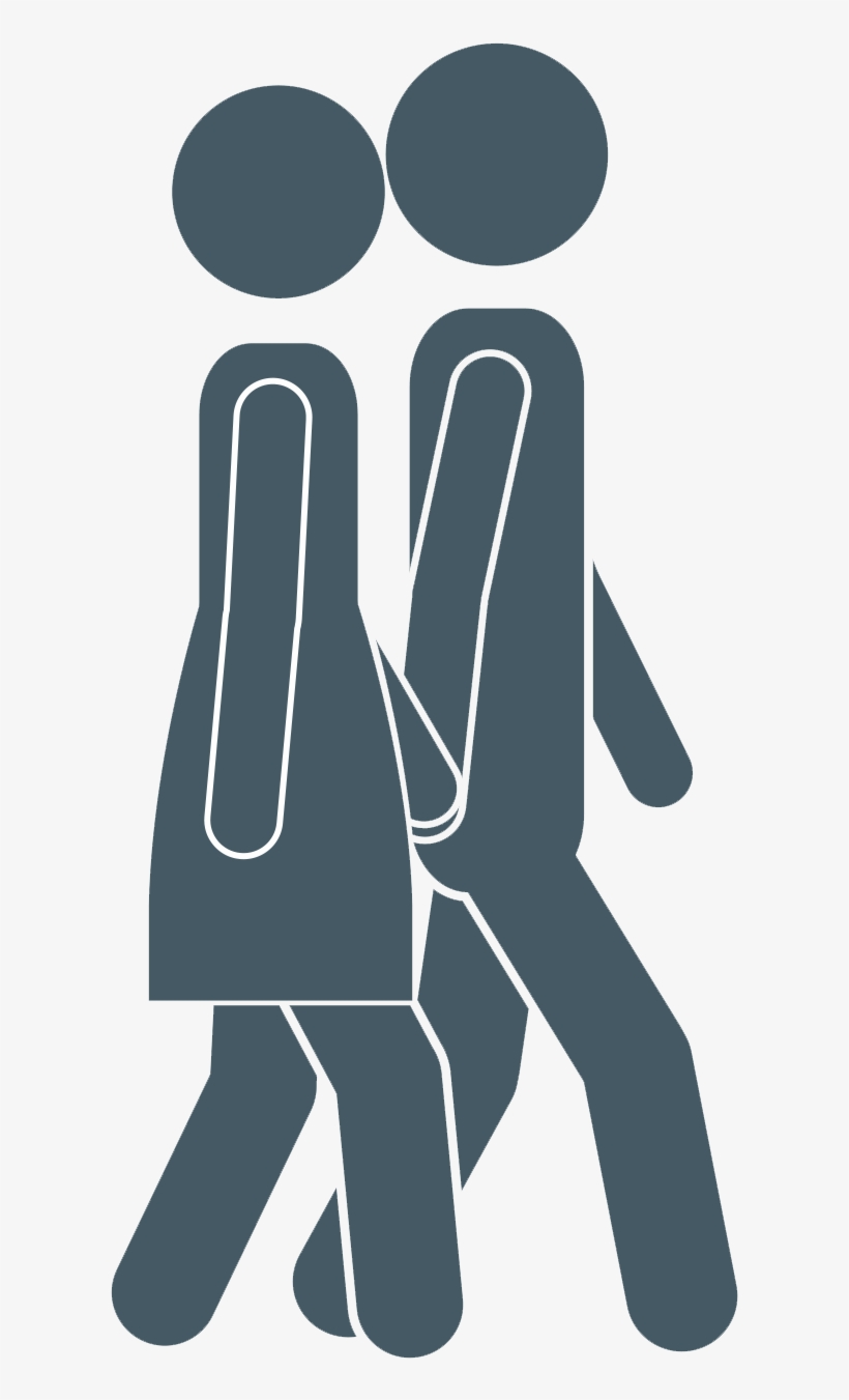 Walks - People Walking Symbol, transparent png download