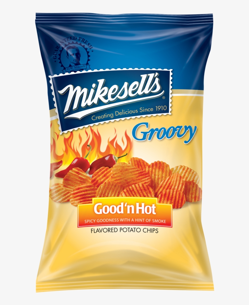 Good'n Hot Groovy Potato Chips - Good N Hot Potato Chips, transparent png download