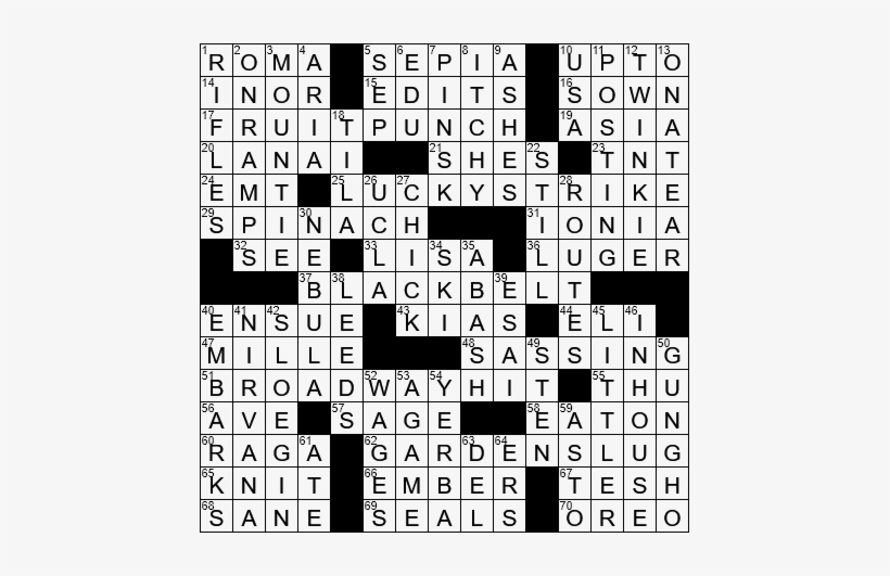 La Times Crossword 19 Sep 18, Wednesday - India Crossword Based On Monuments Leaders, transparent png download