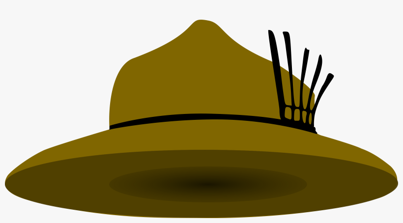 Clothing Brown Scout Hat Svg Clip Arts 600 X 303 Px, transparent png download