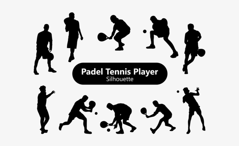 Padel Tennis Player Silhouette - Padel Transparent PNG - 700x490 - Free ...