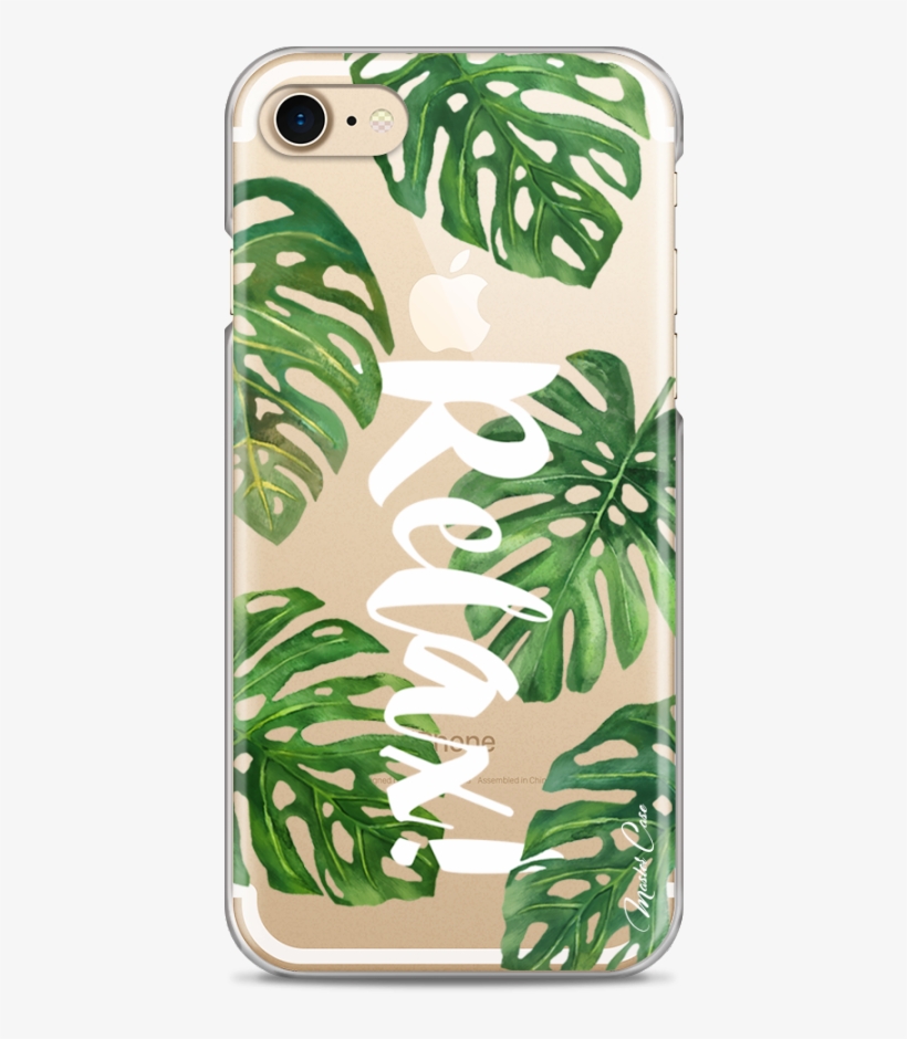 Coque Iphone 7plus/8plus Tropical Watercolor Design - Iphone 6s, transparent png download