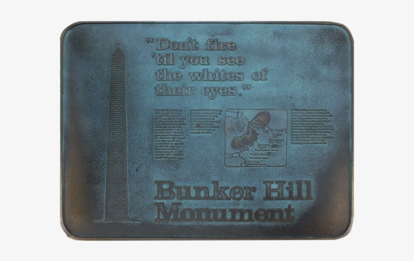 Bunker Hill Plaque - Portable Network Graphics, transparent png download